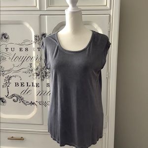 Cable and gauge gray pullover